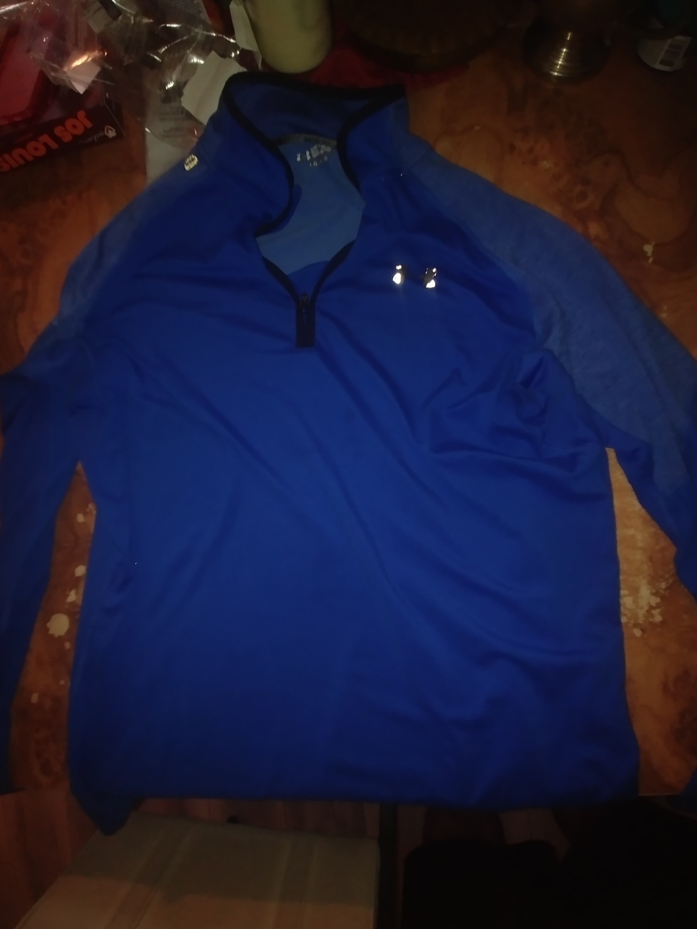 Under Armour Royal Blue Quarter-Zip Pullover